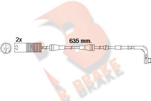 R BRAKE 610474RB Сигналізатор, знос гальмівних колодок