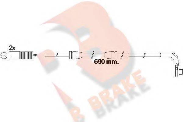 R BRAKE 610479RB Сигналізатор, знос гальмівних колодок