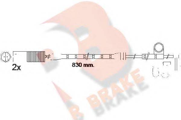 R BRAKE 610563RB Сигналізатор, знос гальмівних колодок