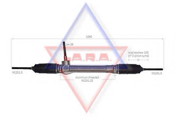 LA.R.A. 190052 Рульовий механізм