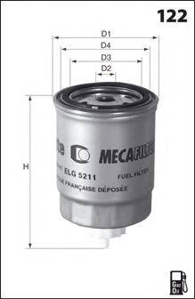 LUCAS FILTERS LFDS112 Паливний фільтр