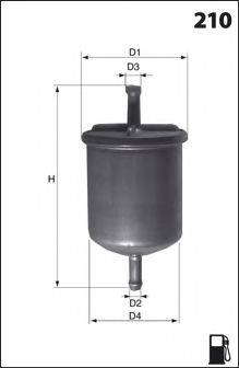 LUCAS FILTERS LFPF040 Паливний фільтр