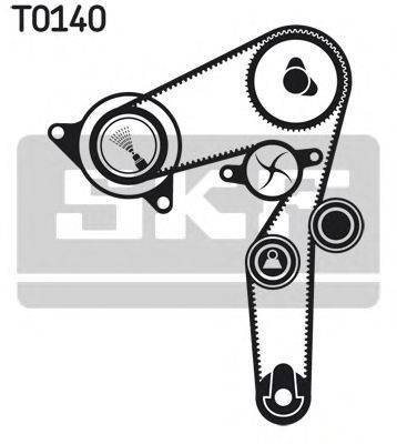 SKF VKMC02174 Водяний насос + комплект зубчастого ременя