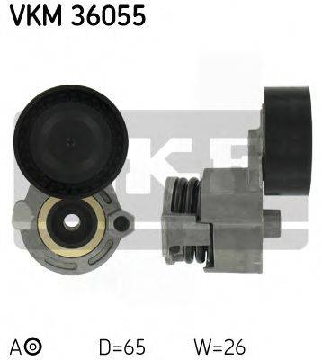 SKF VKM36055 Натяжний ролик, полікліновий ремінь