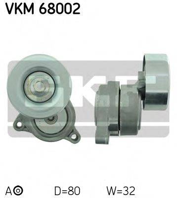 SKF VKM68002 Натяжний ролик, полікліновий ремінь