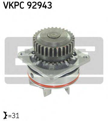 SKF VKPC92943 Водяний насос