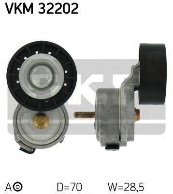 SKF VKM32202 Натяжний ролик, полікліновий ремінь