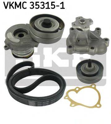 SKF VKMC353151 Водяний насос + комплект потічкових ременів