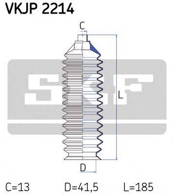 SKF VKJP2214 Комплект пильника, рульове керування