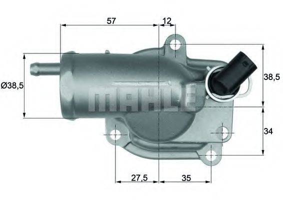 BEHR TH1087 Термостат, охолоджуюча рідина