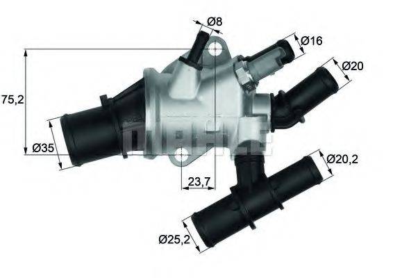 BEHR TI15588 Термостат, охолоджуюча рідина