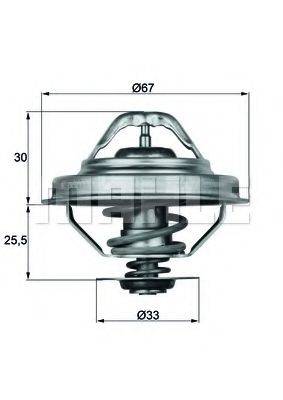 BEHR TX2892D Термостат, охолоджуюча рідина