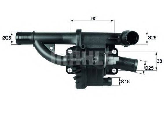 BEHR TH4083 Термостат, охолоджуюча рідина