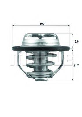 BEHR TX12282 Термостат, охолоджуюча рідина