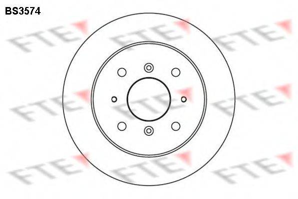 FTE BS3574 гальмівний диск
