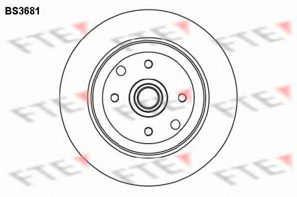 FTE BS3681 гальмівний диск