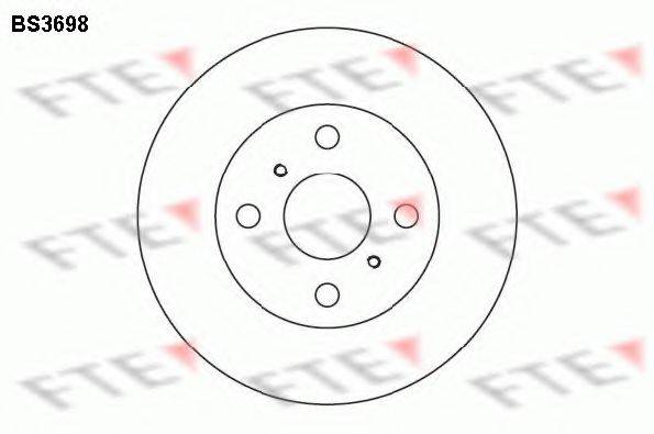 FTE BS3698 гальмівний диск