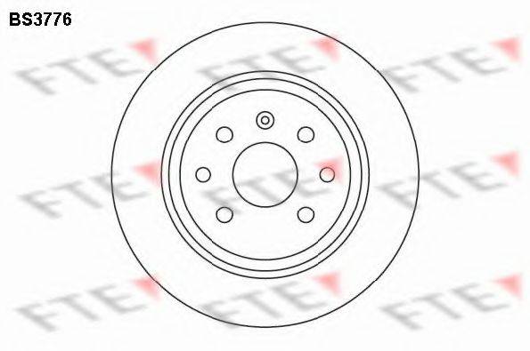 FTE BS3776 гальмівний диск