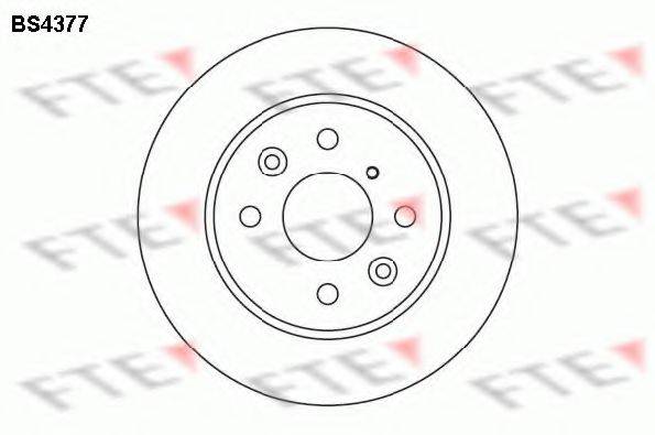 FTE BS4377 гальмівний диск