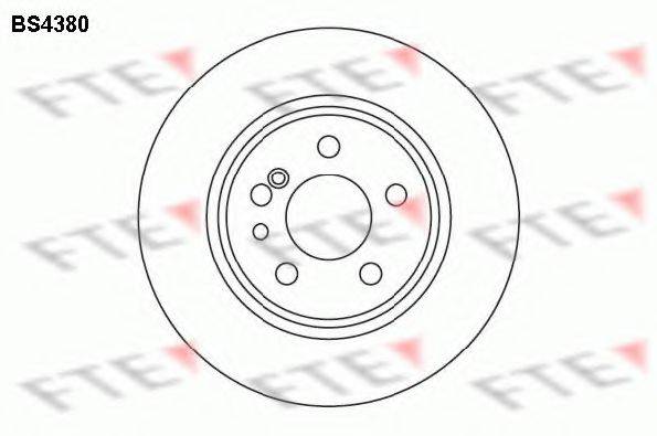FTE BS4380 гальмівний диск