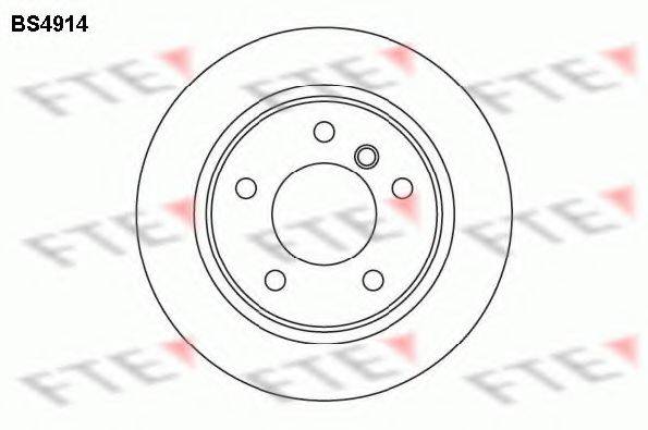 FTE BS4914 гальмівний диск