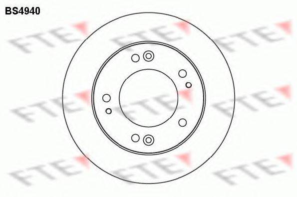 FTE BS4940 гальмівний диск