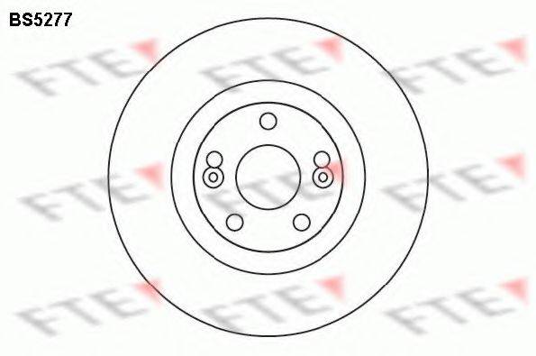 FTE BS5277 гальмівний диск