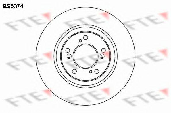 FTE BS5374 гальмівний диск