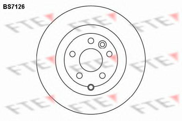 FTE BS7126 гальмівний диск