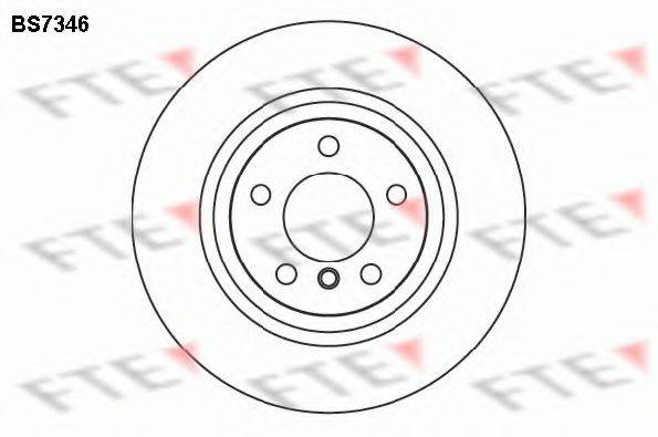 FTE BS7346 гальмівний диск