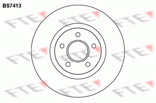 FTE BS7413 гальмівний диск