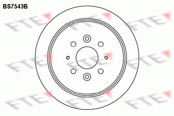 FTE BS7543B гальмівний диск