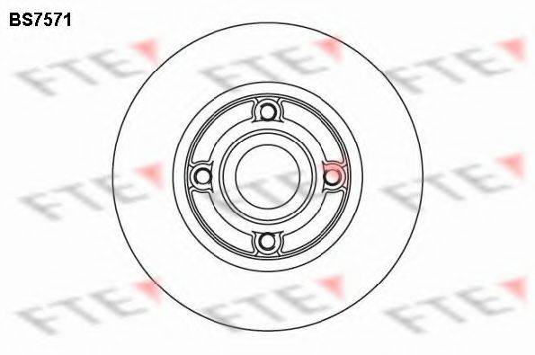 FTE BS7571 гальмівний диск