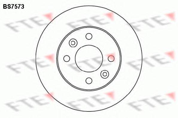 FTE BS7573 гальмівний диск