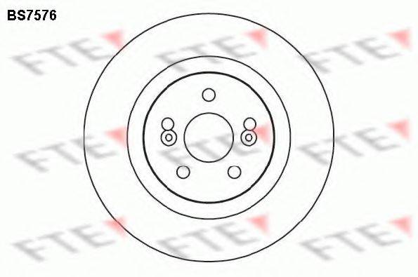 FTE BS7576 гальмівний диск