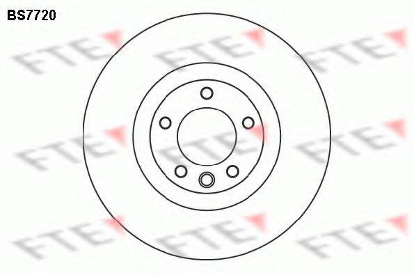 FTE BS7720 гальмівний диск