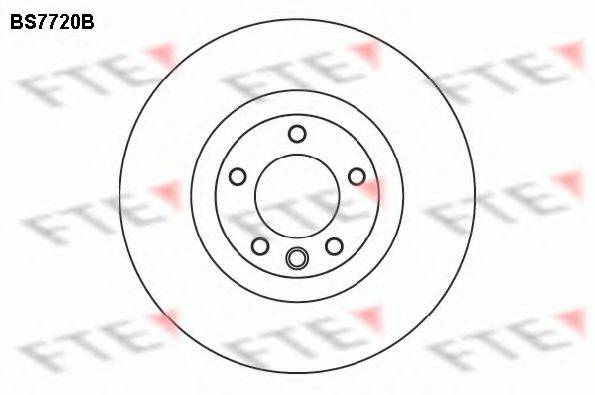 FTE BS7720B гальмівний диск