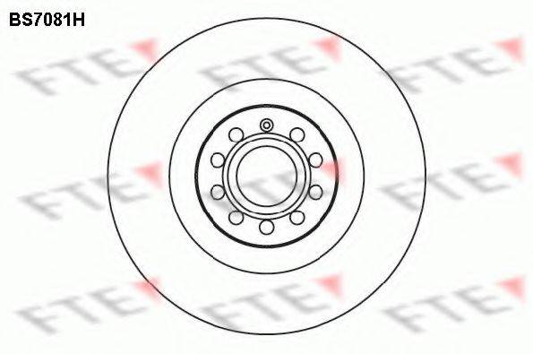 FTE BS7081H гальмівний диск