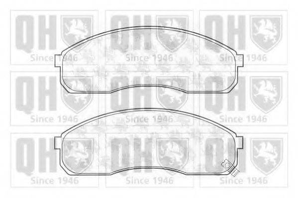 QUINTON HAZELL BP1306 Комплект гальмівних колодок, дискове гальмо