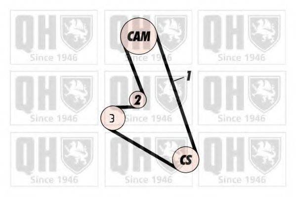 QUINTON HAZELL QBK359 Комплект ременя ГРМ