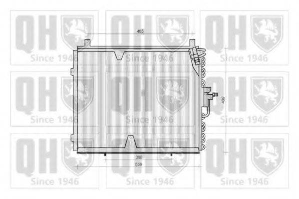 QUINTON HAZELL QCN112 Конденсатор, кондиціонер