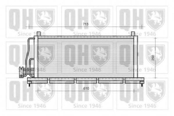 QUINTON HAZELL QCN121 Конденсатор, кондиціонер