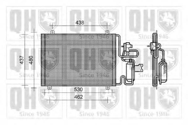 QUINTON HAZELL QCN159 Конденсатор, кондиціонер