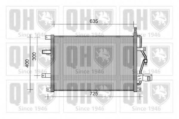 QUINTON HAZELL QCN352 Конденсатор, кондиціонер