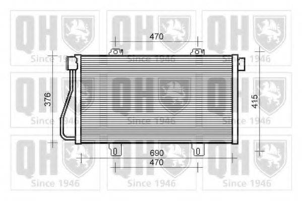 QUINTON HAZELL QCN408 Конденсатор, кондиціонер