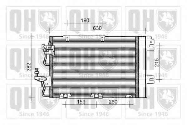 QUINTON HAZELL QCN450 Конденсатор, кондиціонер