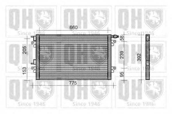 QUINTON HAZELL QCN469 Конденсатор, кондиціонер