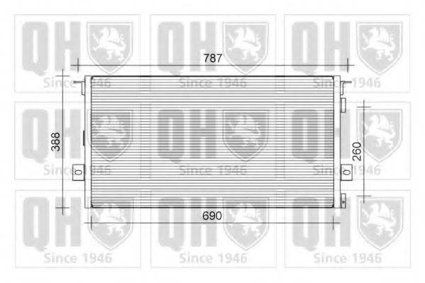 QUINTON HAZELL QCN76 Конденсатор, кондиціонер