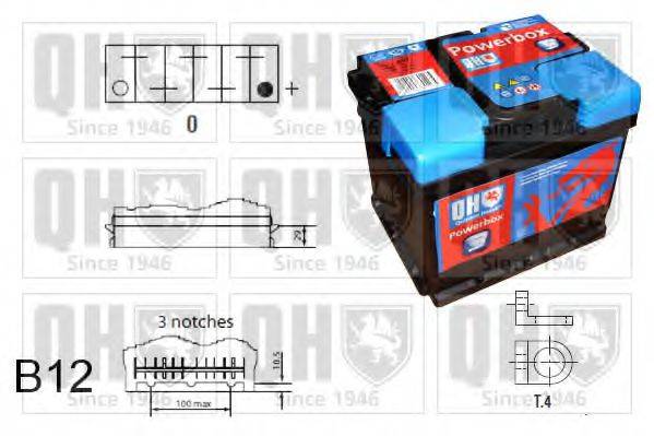 QUINTON HAZELL QBT0373 Стартерна акумуляторна батарея