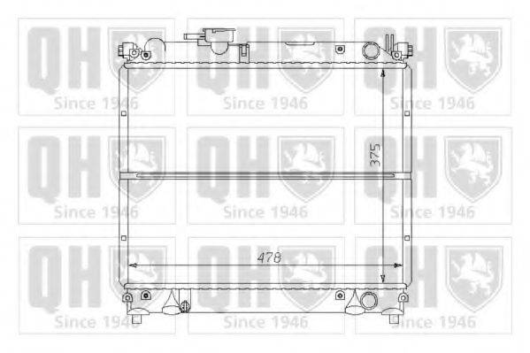 QUINTON HAZELL QER1369 Радіатор, охолодження двигуна